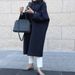 Minimalist Japanese-Style Coat – Oversized Straight-Cut Trench In Pure Colors (Black/Beige/Navy)_ecoleips.com