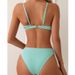Women's Clothing New Candy Color Steel Ring Gathered Triangle Bikini Sexy Split Swimsuit Solid Color Bikini Women_ecoleips.com
