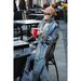 Women's Denim Trench Coat, New Spring Autumn Style, Elegant And Fashionable, Mid-length Coat_ecoleips.com
