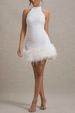 Women's Clothing New Sexy Sleeveless Slim Shiny Plush Dress Dress Sequins_ecoleips.com