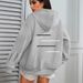 Women's Clothing Unisex Loose Fit Hooded Sweatshirt Trendy Popular For Autumn And Winter Casual New Printed Women's Clothing Outerwear_ecoleips.com