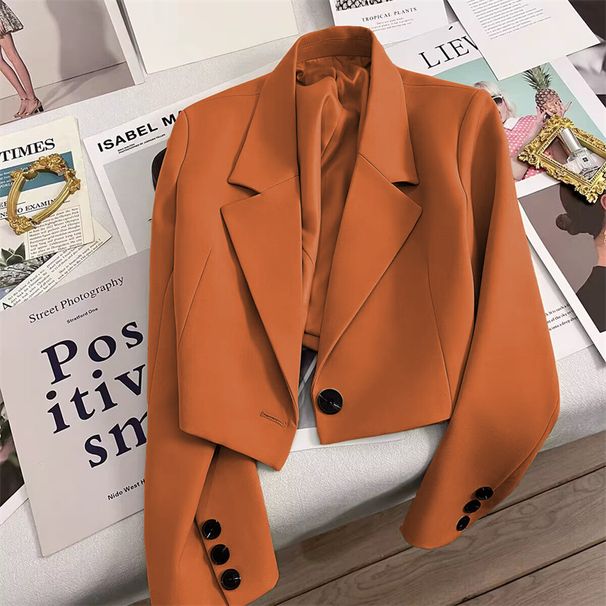 Women Of Petite Size 2025 Spring And Autumn Emerald Green Season New Style All Match Small Suit Trendy Women_ecoleips.com