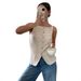 Eurean And American Cross-border Independent Site 2025 Summer New Women's Casual Buttoned Sleeveless Camisole_ecoleips.com