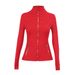 Women's Slim Fit Polka Dot Jacket Waist Defining Running Outdoor Yoga Wear Nude Feel Top In Stock_ecoleips.com