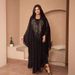 Women's Clothing Hot Diamond Beading High Density Chiffon Loose Cloak Shawl_ecoleips.com