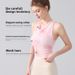 European And American Tie-dye Print Design Sense Sports Vest With Chest Pad Swinging Collar Halterneck Mesh Mesh Fitness Yoga Wear Outside_ecoleips.com
