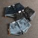 Super Long Legs European And American Street Retro Worn Light Blue Slim Low Waist Curled Hip Lift Denim Shorts Women's Hot Pants_ecoleips.com