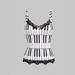 Y2k Music Note Lace Bow Tie Cami Top For Women, Chic Sleeveless Bustier Style Blouse For Retro Party & Daily Wear_ecoleips.com