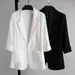 Women's Clothing Spring And Summer New British Style Casual Fashion Cotton And Linen Small Suit Large Size Jacket_ecoleips.com