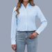 Women's Clothing Large Size Foreign Trade Polo Collar Women's Shirt Loose Fashion Temperament Solid Color_ecoleips.com