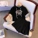 Women's Clothing Short Sleeved Shorts Slimming Leisure Sports Suit Fashionable Two Piece Suit_ecoleips.com