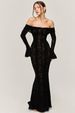 Women's Clothing Women's New Sexy One Shoulder Lace Dress Temperament Tube Top Long Skirt Slim Fishtail Skirt_ecoleips.com