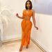 Women's Clothing Women's Sexy Hollow Tassel Knitted Beach Skirt Suit_ecoleips.com