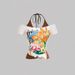 Halter Neck Slim Fit T-Shirt for Women Y2K Summer Short Sleeve Print European American Street Style Faux Two Piece_ecoleips.com
