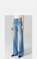 High-Waisted Supermodel Pants For Women Four-Way Stretch Loose Fit Slightly Flared Straight Leg Light Blue Denim Jeans Spring_ecoleips.com