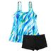 Women's Plus Size Striped & Polka Dot Tankini Swimsuit Set - Comfortable Swimwear For Beach & Pool_ecoleips.com