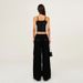 SMFK Black Garden Sports Camisole Cross Flower Full Print Hot Girl Slim Fit Short Tank Top Summer New Style_ecoleips.com