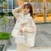 Aria Basics Korean Style Loose Down Cotton Women's Outerwear Short Versatile Winter Thickened Vest Jacket_ecoleips.com