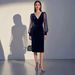 Women's Sexy V Neck Mesh Long Sleeve Beaded Evening Dress – Glitter Formal Party Gown_ecoleips.com