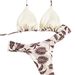 New Two Piece Swimsuit Fresh Simple Low Waisted Ruffled Pants Brazilian Bikini With Straps_ecoleips.com