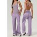 Cross Border Loose Wide Leg Pants Yoga Suit Jumpsuit Female Dance Training Sports Bottom Tight Jumpsuit Suit_ecoleips.com