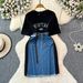 Women's Clothing Letter Print Dark Green Short Sleeved T Shirt For Women In Summer New Loose Casual Versatile Half Sleeved Top Trend_ecoleips.com