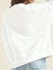 Bow & Sequins Sweatshirt – Oversized Christmas Long Sleeve Top (XS/S/M/L, Pink/Beige)_ecoleips.com