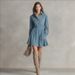 Women's Autumn Winter Suede Flannel Long Sleeve Button Down Shirt Dress With Princess Style, Mid-Length, Casual & Elegant For Travel, Leisure_ecoleips.com