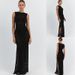 Women's Clothing Sexy Hook Flower Hollow Knitted Split Dress Long Dress Women's Bikini Swimsuit Outer Wear Holiday Beach Cover Up_ecoleips.com