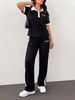 Women's Casual Short Sleeve T-Shirt And Shorts 2-Piece Set | Soft Cotton Blend Loungewear & Summer Outfit_ecoleips.com