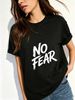 Never Stop Slogan Short-Sleeve T-Shirt, Women's Casual T-Shirt, Suitable For Everyday Wear_ecoleips.com