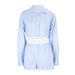 AD494 European American Cross-border Summer Autumn New Fashion Striped Casual Comfortable Cardigan Blue And White_ecoleips.com