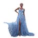 European And American Cross-Border Fashion Spaghetti Strap Glittering Banquet Event Elegant Slimming Long Dress Evening_ecoleips.com