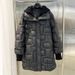 Women’s Knee-Length Down Jacket With Detachable Knit Hat – Winter Warmth & Style (Black/Grey/White/Brown, One Size)_ecoleips.com