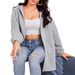Women's Casual Long Sleeved Hoodie Half Zip Loose Fitting Polyester Sweatshirt For Outdoor Autumn Winter Regular Size_ecoleips.com