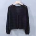 K Gentle And Sweet Short V-neck Hollowed Out Knitted Cardigan For Women, Loose And Stylish Thin Design, Draped Over A Shawl, Sun Protection Jacket_ecoleips.com