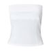 Aria Basics Aria Basics Y2K Summer New Style 2025 Solid Color Pullover Sleeveless Off-Shoulder Simple Casual European And American Women's Tube_ecoleips.com
