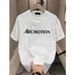 women's High-quality Round-neck Pullover Short-sleeved T-shirt_ecoleips.com