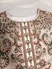 Elegant Muslim Women's Kaftan Dress, Round Neck High Density Rhinestone Beaded Print, Cross-Border Long Robe, Stylish Evening Wear_ecoleips.com