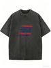 Women's Washed Oversized Top, Comfortable Crew Neck Everyday Casual T-Shirt_ecoleips.com