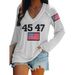 2025 Spring Fun And Comfortable Casual Women's T-shirt Round Neck Hoodie Digital Long Sleeve Printed Top_ecoleips.com