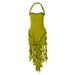 2025 Hot-Selling Women's Fashion Sexy Halter Neck Sleeveless Backless Irregular Dress Wholesale_ecoleips.com