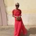 Women's Clothing Women's Spring And Summer New Mesh Round Neck Short Sleeves Perspective Large Swing Hip Wrapped Pleated Dress_ecoleips.com
