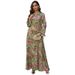 Verve AB442 Muslim Abaya Printed Rhinestone Dress Ultra Soft Fabric Loungewear Dubai Jalabiya_ecoleips.com