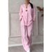 Women's Clothing Fashion Solid Color Cotton And Linen Casual Suit Pants_ecoleips.com