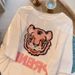 2026 Tiger Head Heavy Embroidery Pure Cotton Short Sleeve T-shirt For Men And Women, Extra Large Size 150kg Loose Fit_ecoleips.com