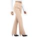 Women's Clothing Women's High-Waisted Straight Leg Casual Pants Loose Fitting Pocketed Commuter Style Versatile Long Pants_ecoleips.com