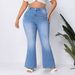 Women’s Clothing Traceable Denim Flared Pants Overseas Warehouse_ecoleips.com