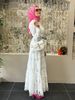 Muslim High-end Elegant Dress For Women New Style Palace Style Retro Heavy Hollow Lace Splicing French Dress_ecoleips.com