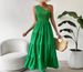 Women's Clothing Mid Length Fashion Oblique Shoulder Dress_ecoleips.com